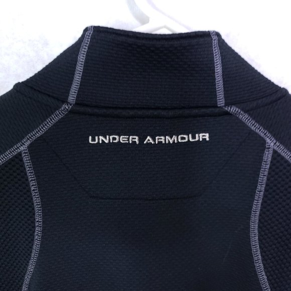 Under Armour Fuego 1/4 Zip Waffle Knit Sweater - Picture 5 of 6